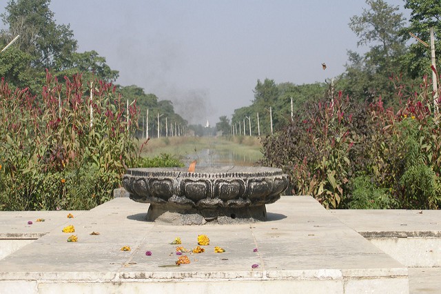 Lumbini, en Nepal, lugar de nacimiento de Buda