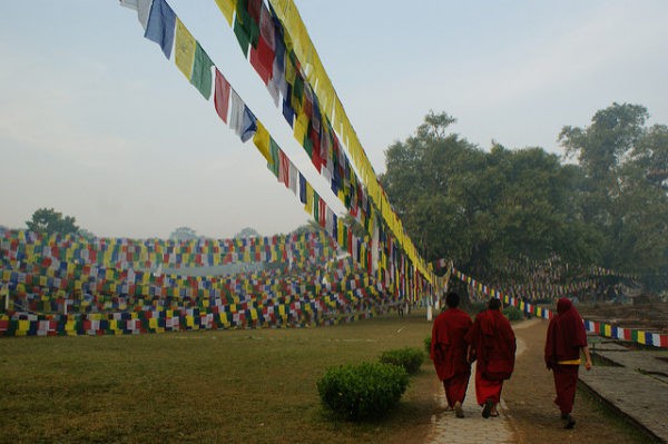 Lumbini, en Nepal, es una ciudad de peregrinación budista