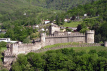 Los tres castillos de Bellinzona, en Suiza
