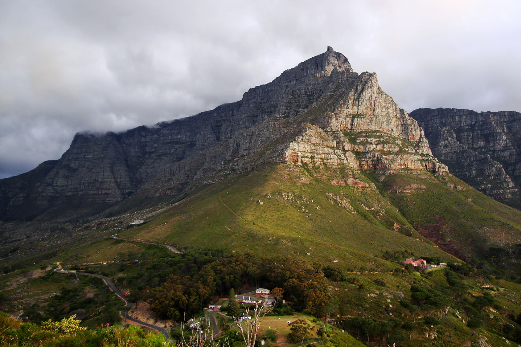 La Montaña de la Mesa es un paisaje espectacular en Ciudad del Cabo