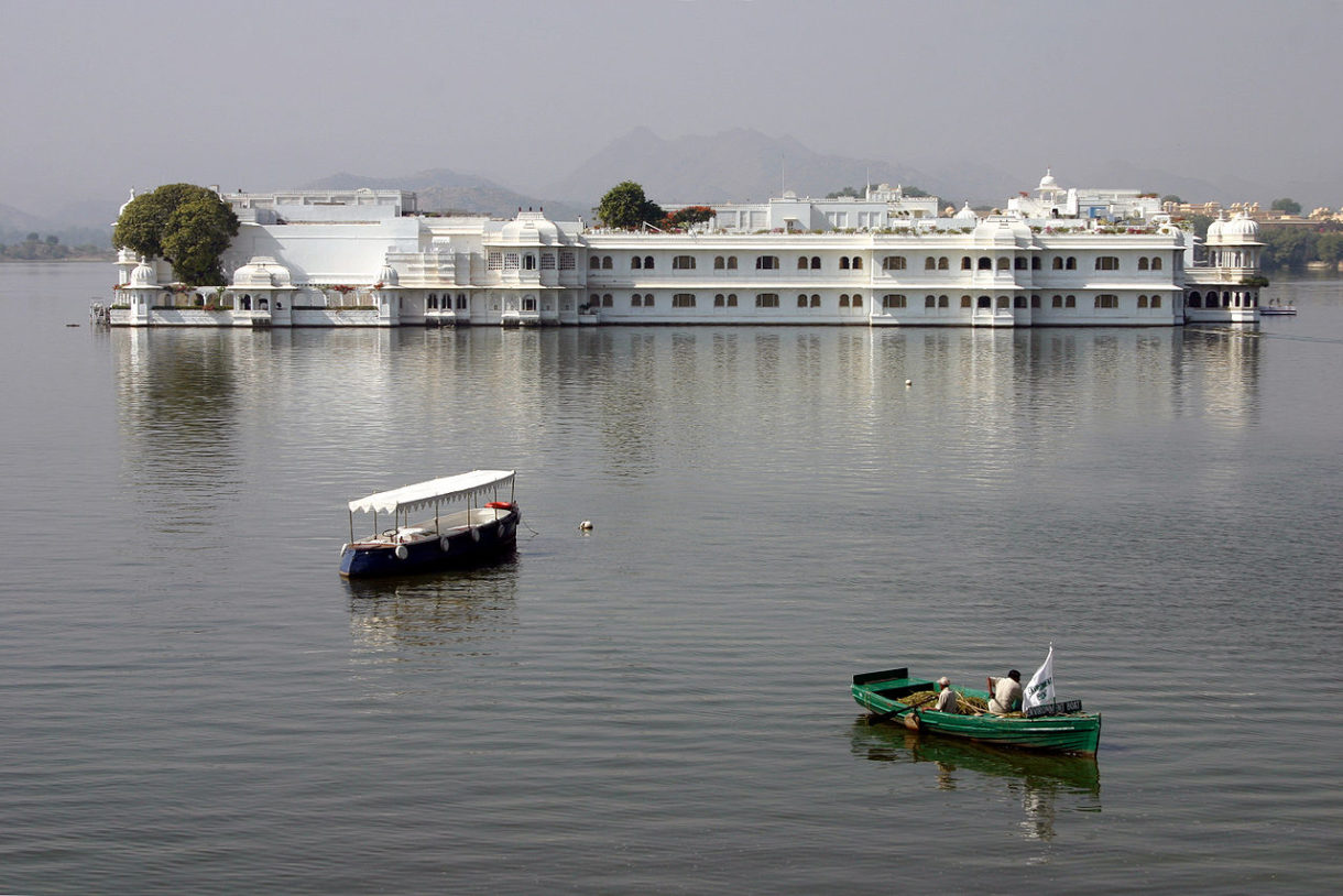 El Palacio del Lago, una construcción histórica ubicada en Udaipur