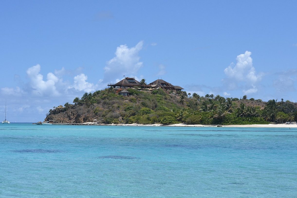 La isla Necker, un lujoso lugar para disfrutar en las islas Vírgenes Británicas