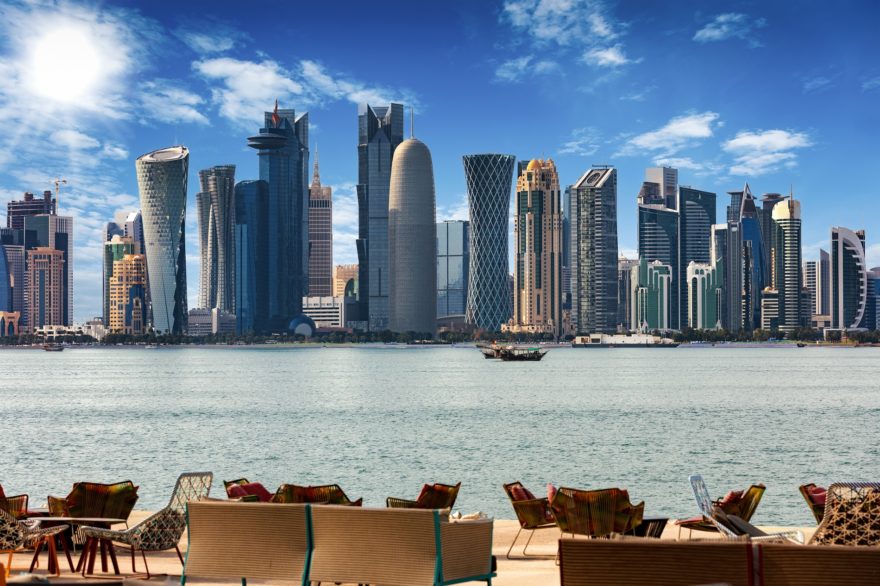 Doha Qatar Skyline