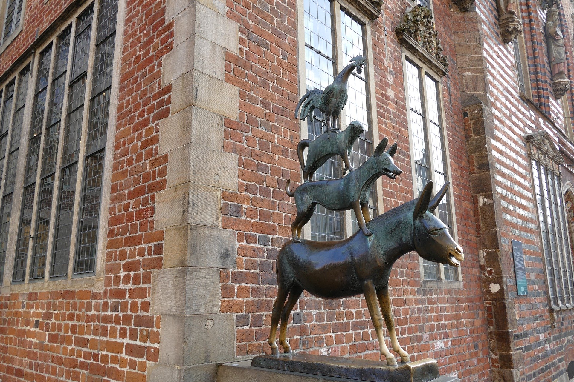 Musicos Bremen Estatua