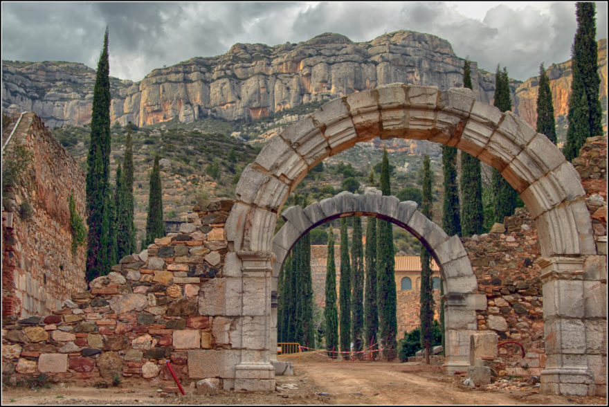 Las ruinas de la Cartuja de Scaladei, en la comarca del Priorat