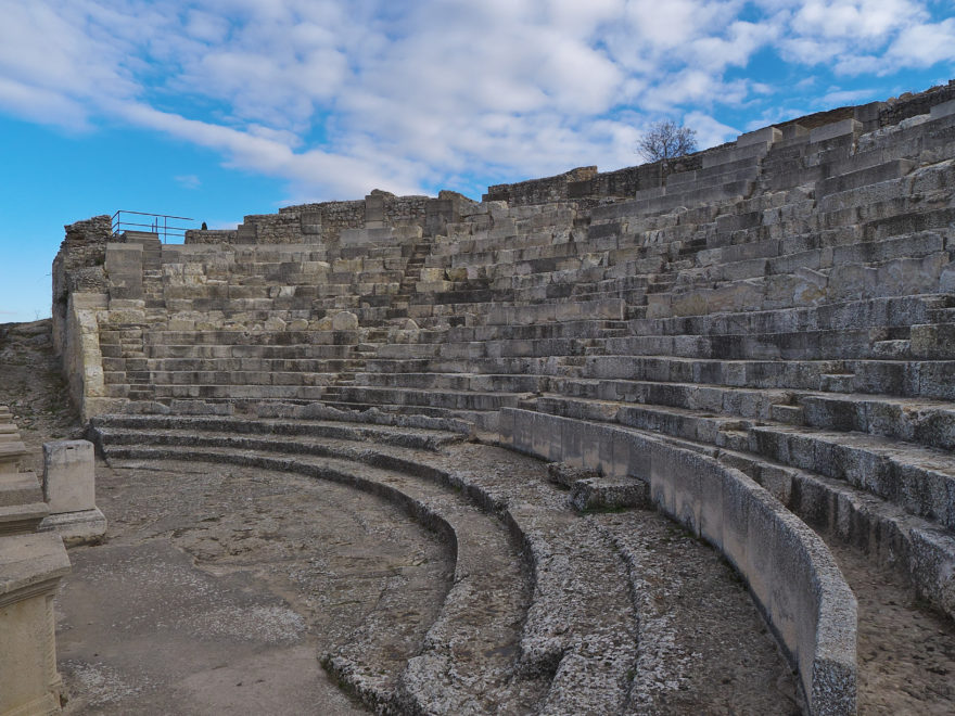 Teatro de la ciudad romana de Segóbriga