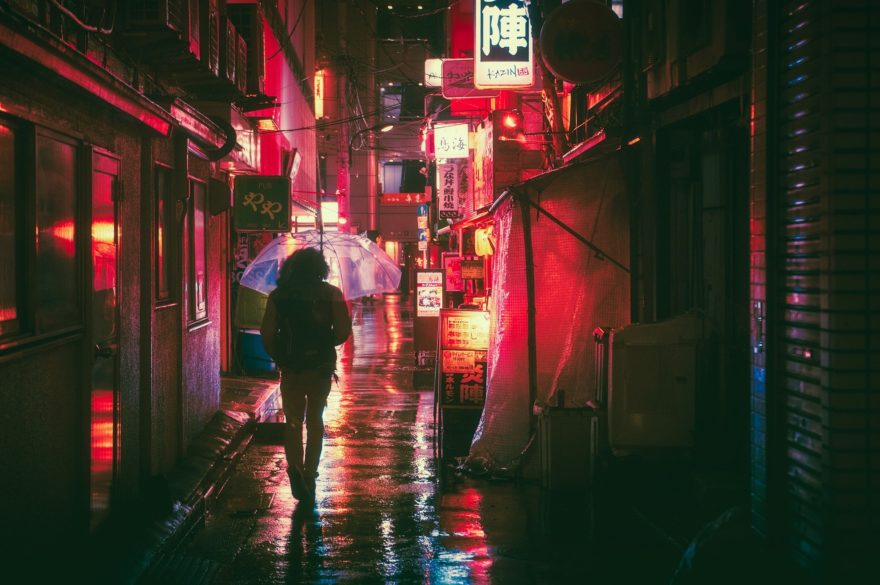 Osaka Noche Japon