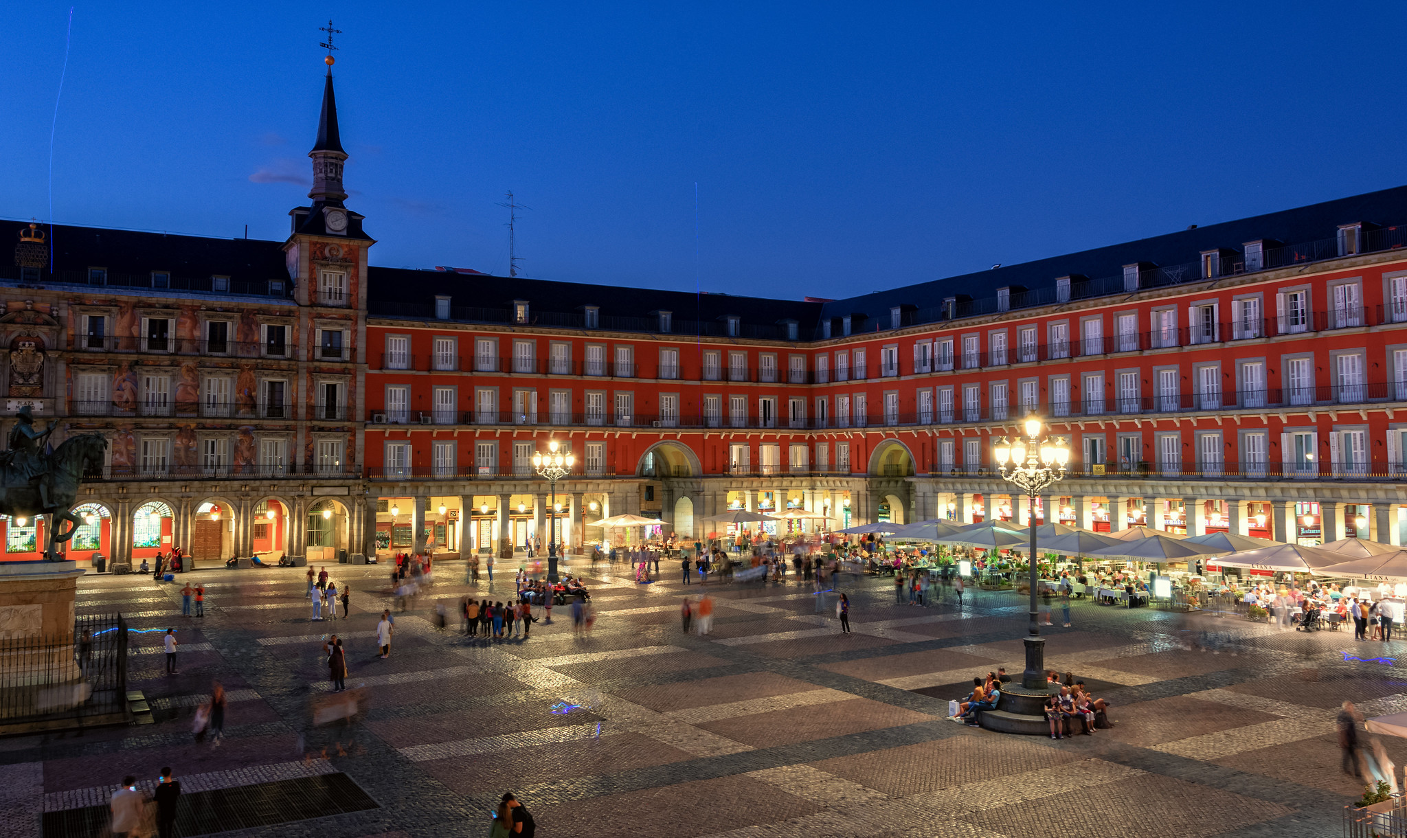 La Plaza Mayor de Madrid es uno de los centros neurálgicos de la ciudad