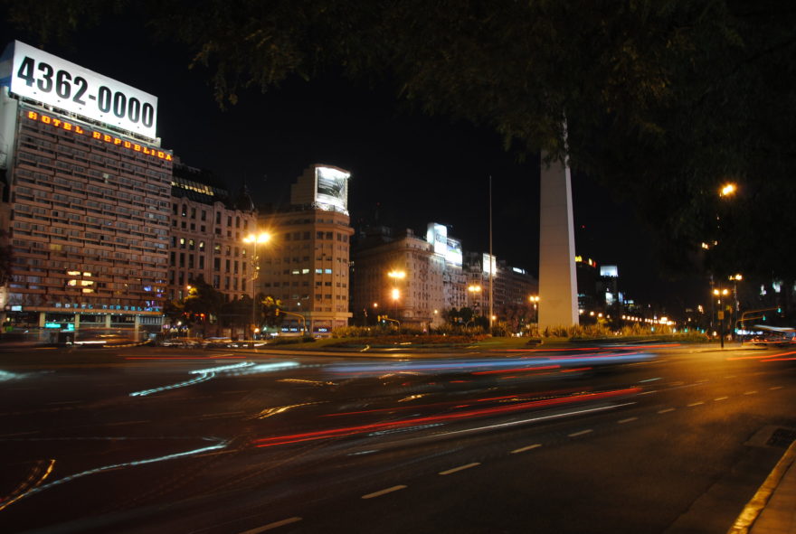 La Avenida 9 de julio en Buenos Aires es la calle más ancha del mundo