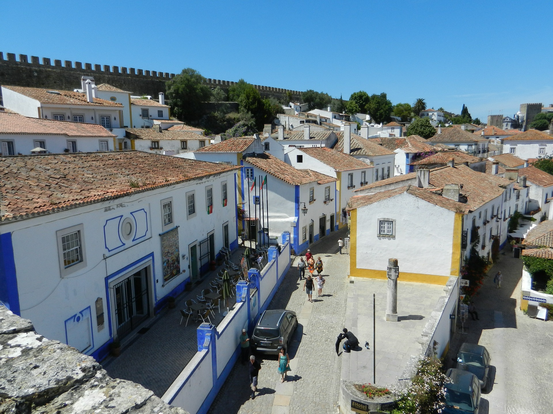 Obidos Murallas Portugal