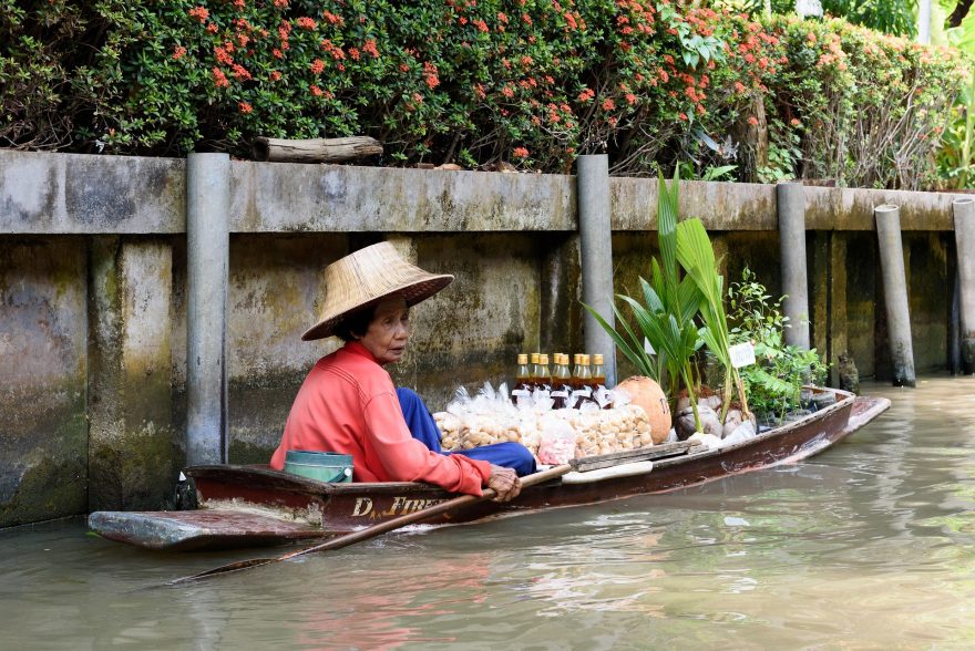 Mercado Flotante Bangkok 1