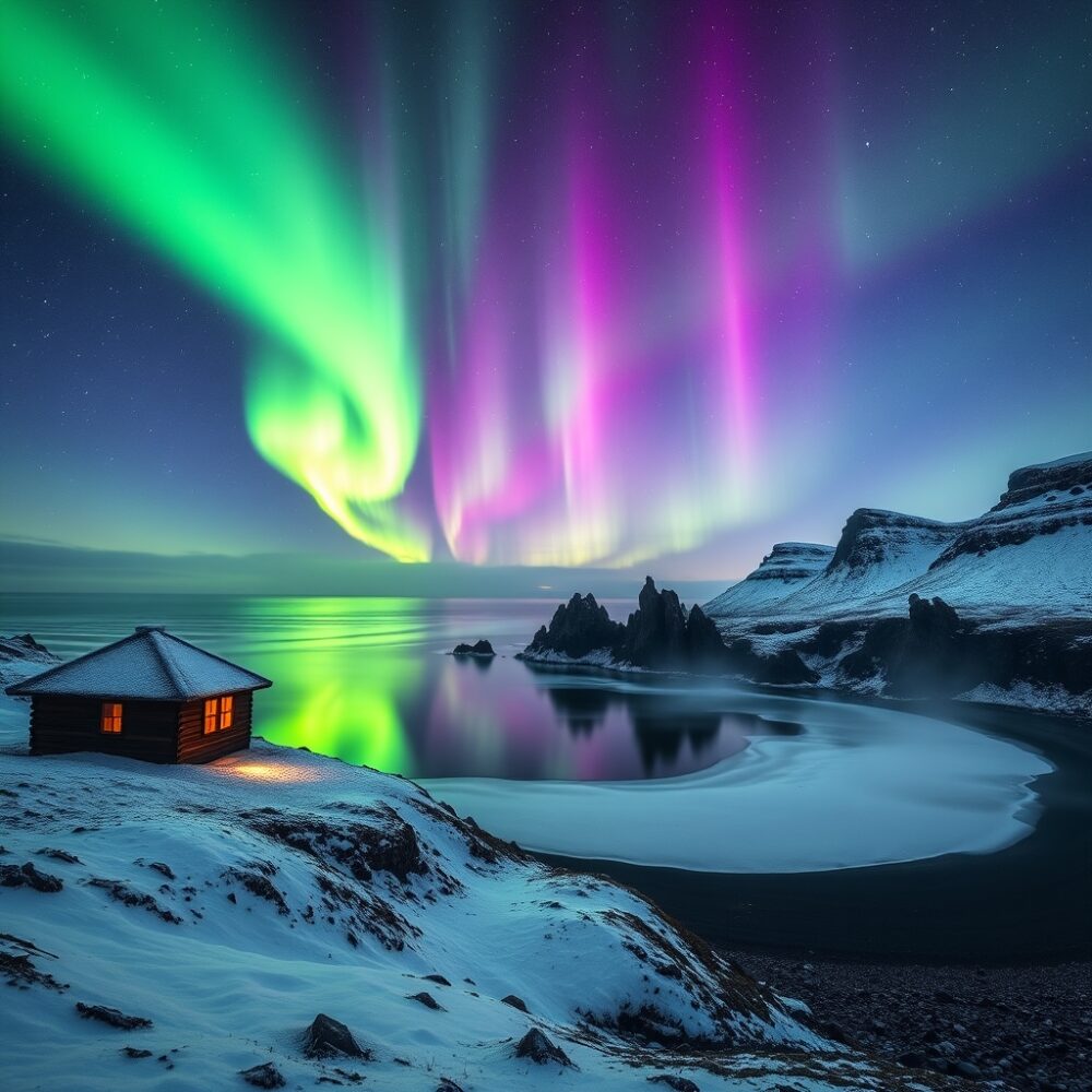 La aurora boreal en Islandia: un espectáculo natural único