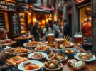Comida callejera popular en España: tapas y más