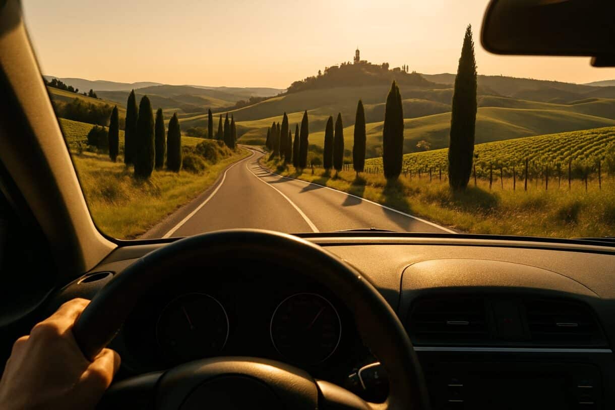 Conducir por la Toscana: rutas reales, ZTL y dónde aparcar sin multa