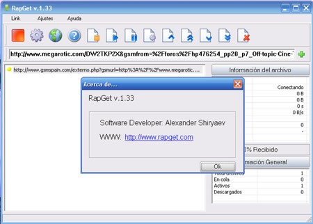 RapGet, bajar sin límite de Rapidshare