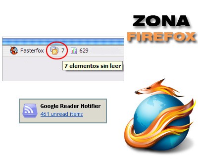 Zona FireFox : Google Reader Notifier