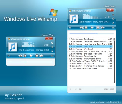 Skin Vista para tu Winamp