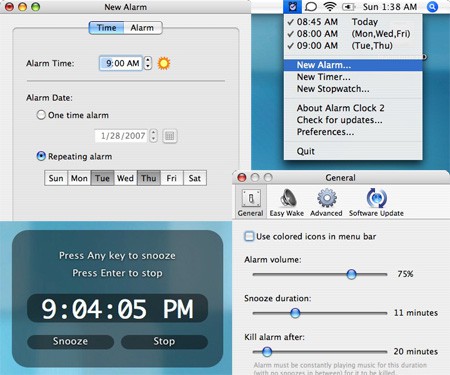 Pon un depertador en tu Mac OS X