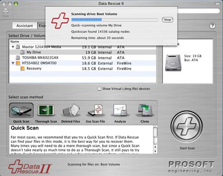 Recupera archivos borrados con Data Rescue II