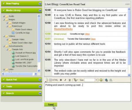 CoverItLive.com, liveblogging en estado puro