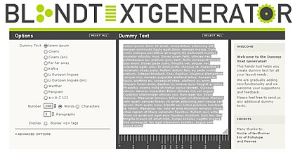 Textos automáticos para probar tus diseños