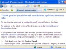 Windows Update bloquea a IE 8