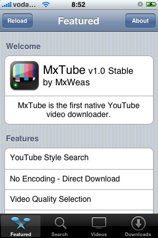 Mxtube, descarga videos de youtube en tu iPhone.