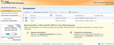 Office Live Workspace desembarca en España