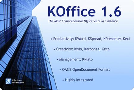 KOffice 2.0 será multiplataforma