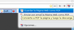 De web a PDF con Firefox