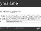 Tinymail, compartiendo nuestro email
