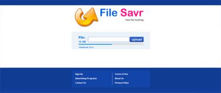 FileSavr, compartiendo archivos de hasta 10 GB