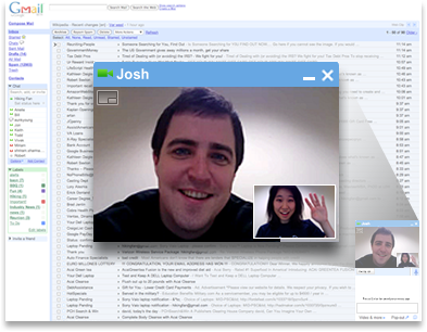 Gmail con videochat