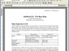 AbiWord 2.6.5, con soporte para Office 2007 y OpenOffice 3