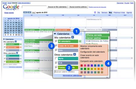 Google Calendar, también off-line