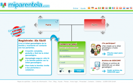 Mi Parentela, u otra alternativa para colgar tu árbol genealógico en Internet