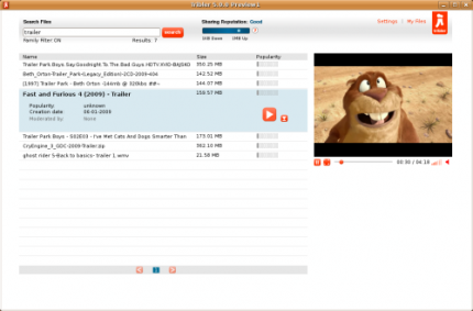 Tribler, videos por P2P