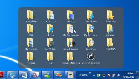 Crea «Stacks» en Windows 7