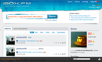 iBox.fm, red social con música integrada