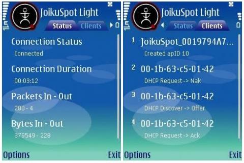 JoikuSpot, tu móvil se convierte en un punto de acceso a internet