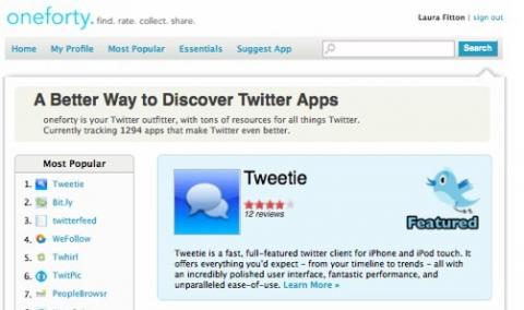 OneForty: Una tienda de aplicaciones para Twitter