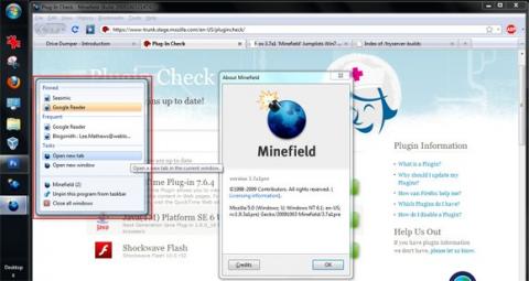 Firefox 3.7 por fin soportará las JumpLists de Windows 7