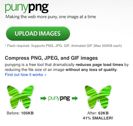 Punypng: aplicación online gratuita para optimizar imágenes