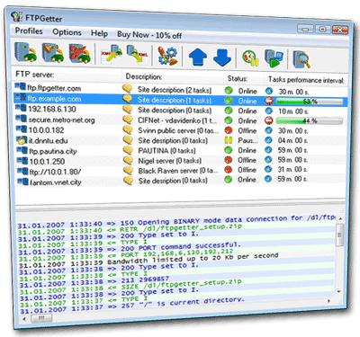 FTP Getter 3 Professional, por si te cansas de FileZilla