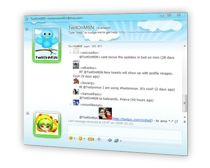 TwitonMsn, usa tu cuenta de Twitter desde Live Messenger