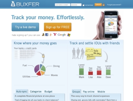 Buxfer, para administrar nuestro dinero en la red