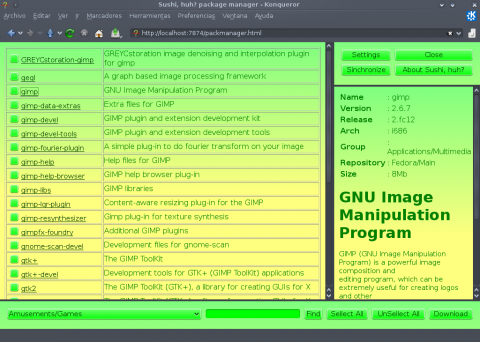 Sushi, huh? o como actualizar Linux sin Internet