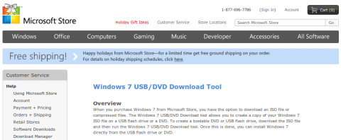 La aplicación ‘Windows 7 USB/DVD Download Tool’ ha regresado