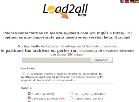 Load2all, para almacenar en varios sitios al mismo tiempo