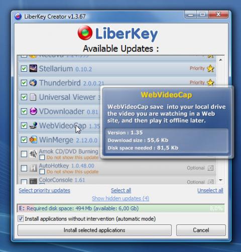 Liberkey, aplicaciones para tu pendrive